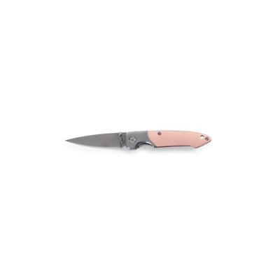 Brighten Blades Floyd Not So Heavy Metal Knife w/Case 2.5in 8Cr13MoV Stainless Steel Drop Point Gray BB-127