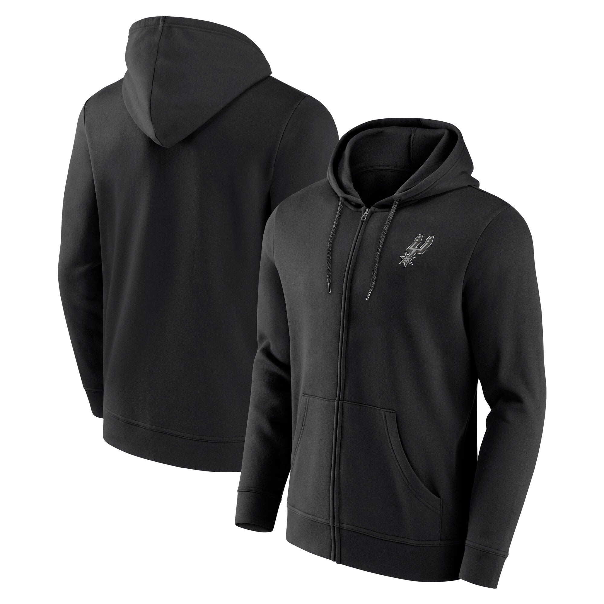 San Antonio Spurs Primary Logo Full Zip Hoodie – Herren