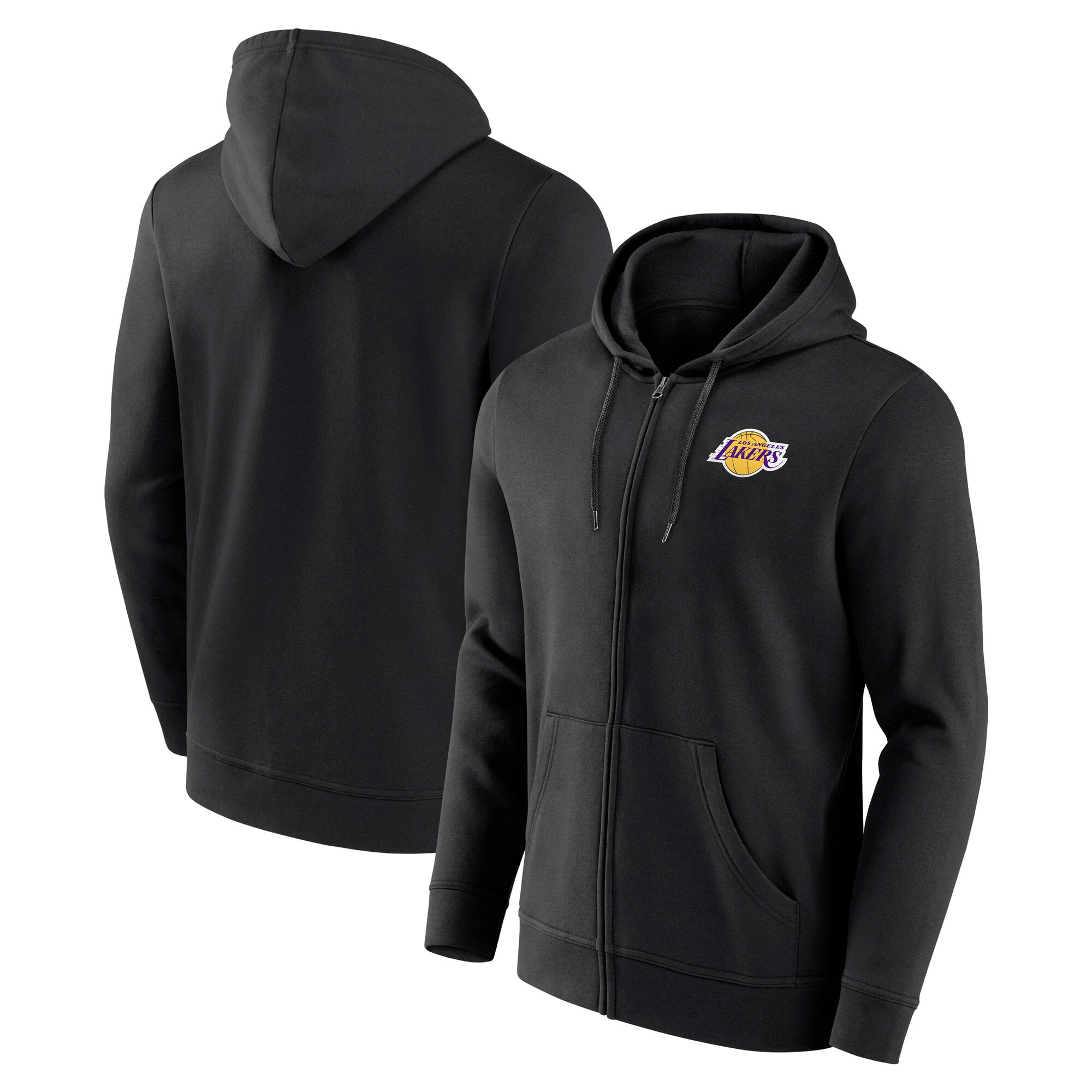 Los Angeles Lakers Herren-Hoodie mit durchgehendem Reißverschluss und primärem Logo