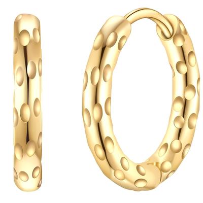 Eastside Creolen aus Edelstahl in Gelbgold 16,4 mm Damen Image