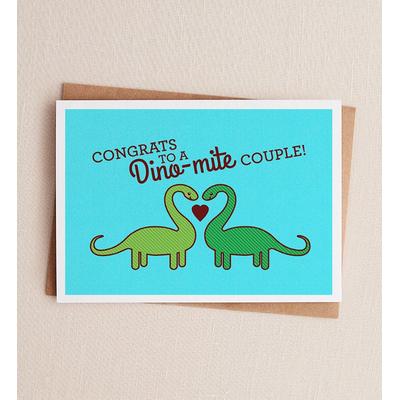 1-800-Flowers Everyday Gift Delivery Dino - Mite Couple Wedding Greeting Card