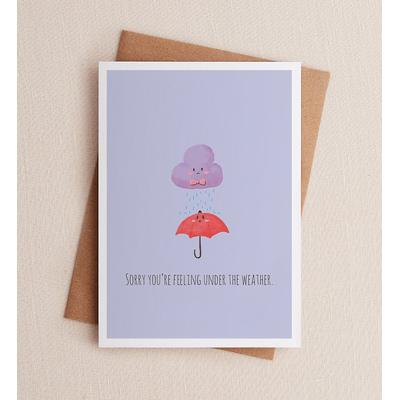 1-800-Flowers Everyday Gift Delivery Under The Weather Get Well Greeting Card