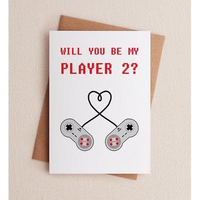 1-800-Flowers Everyday Gift Delivery Player 2 Romance Greeting Card