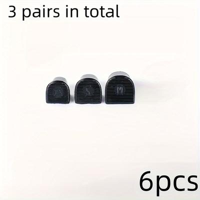 TEMU 3 Pairs Of High Heel Shoe Heel Protectors: Sound Absorbing, Anti-slip, And Durable Toe Caps For Comfortable Walking