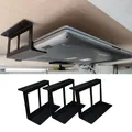 Staffa di montaggio per supporto per laptop sotto la scrivania da 4,8-6,8 cm con viti per vassoio portaoggetti per MacBook per accessori per computer notebook
