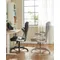 SONGMICS Office Swivel Chair with 76 cm High Back Large Seat and Flip-Up Armrest Computer Desk