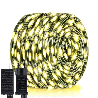 Warm White RGB LED Lights for Christmas Decoration Leather Wire String Outdoor Light Strip for Xmas Tree / Garden Decor DC24V