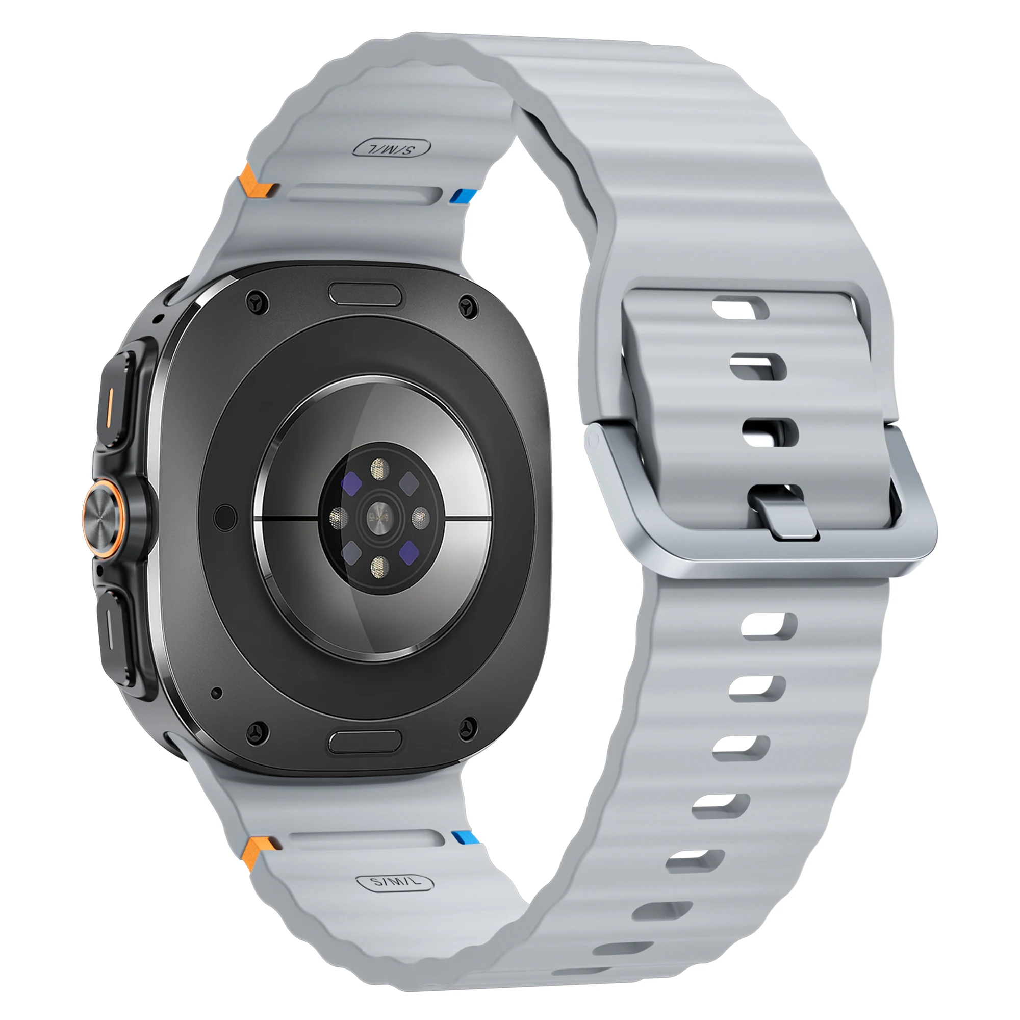 Originalarmband für Samsung Galaxy Watch Ultra, 47 mm, Silikonarmband, Galaxy Watch 5 Pro/4/6 Classic/7 44 mm, 40 mm, 43 46-Band Image