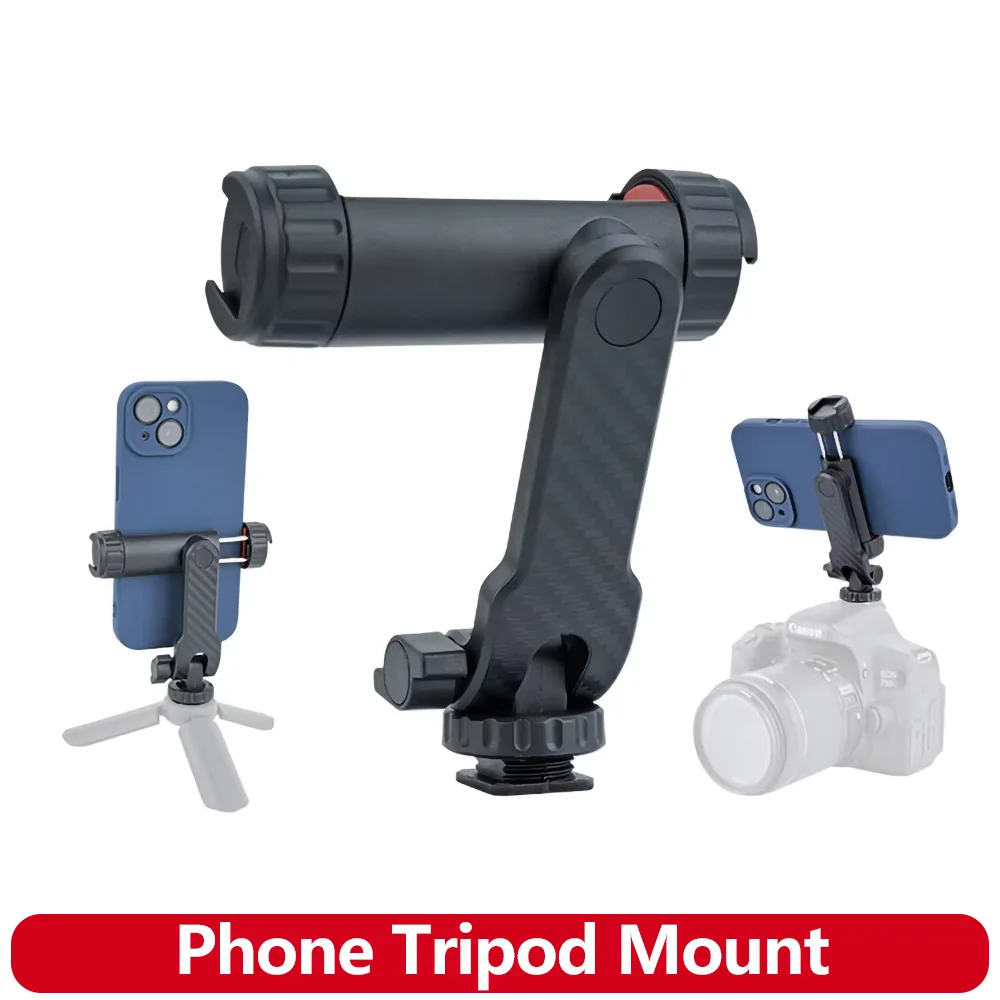 Telefon-Stativhalterung für iPhone-Kamera 2, Kaltschuh, Handy-Clip für iPhone, Android, Sony, Canon, DJI, Ronin, Zhiyun Gimbals Image