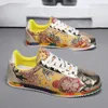 Luxus Gelb männer Casual Turnschuhe Mode Druck Designer Schuhe Für Männer Original Leichte Turnschuhe Mann zapatillas de hombre