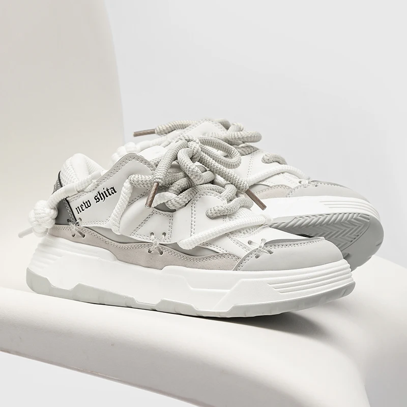 Neue Design Frauen Männer Brot Schuhe Breite Sohle Paare Unisex Chunky Turnschuhe Hip Hop Sport Schuhe 36-44