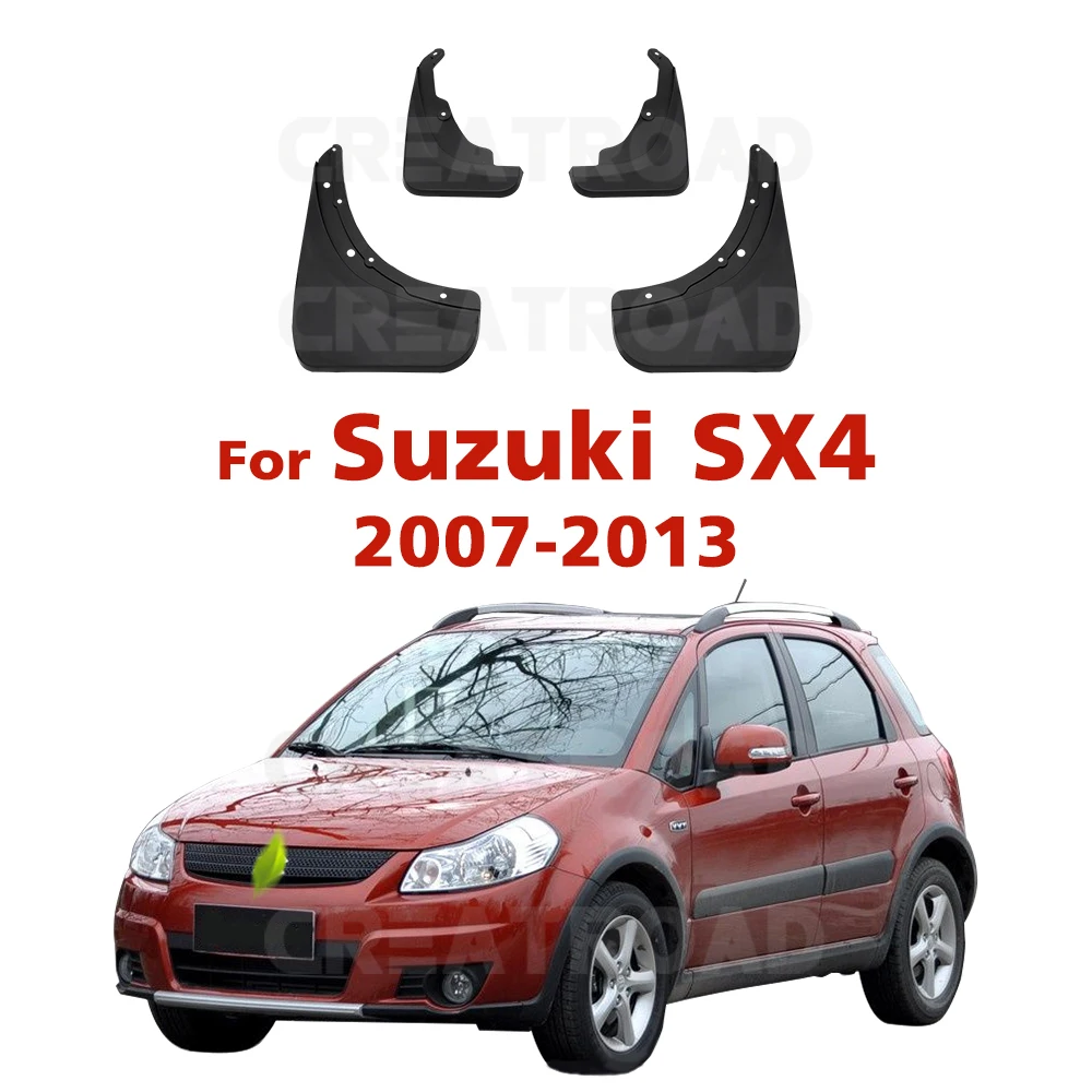 Für Suzuki SX4 Fließheck Crossover 2007 2008 2009 2010 2011 2012 2013 Kotflügel Kotflügel Schmutzfänger Schutz Spritzschutz Kotflügel Image