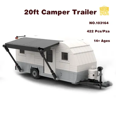 MOC-103164 20ft C-Trailer-Modell mit PDF-Zeichnungen Bausteine Ziegel Kinder pädagogische DIY Image