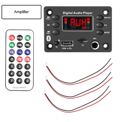 DC 12V Bluetooth 5.0 MP3 Decoder Board 2*25W Verstärker MP3 Player Unterstützung Anruf Aufnahme Image
