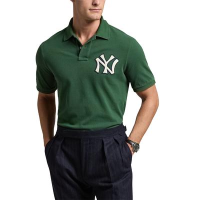 Grünes New York Yankees-Poloshirt von Polo Ralph Lauren für Herren Image