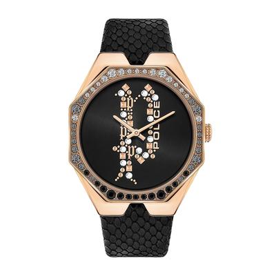 Police Damenuhr Quartz Silber Image