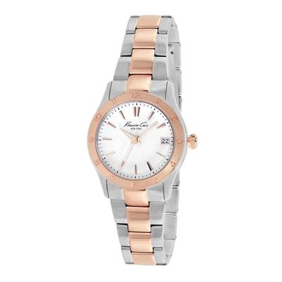 Kenneth Cole Damenuhr Quartz Silber Gold Rose