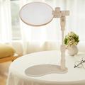Wekvgz 2Pcs Embroidery Hoop Stand Adjustable Embroidery Frame Stand Sturdy Cross Stitch Stand Beech Wood Embroidery Hoop Holder for Art Craft Sewing Needlework Projects