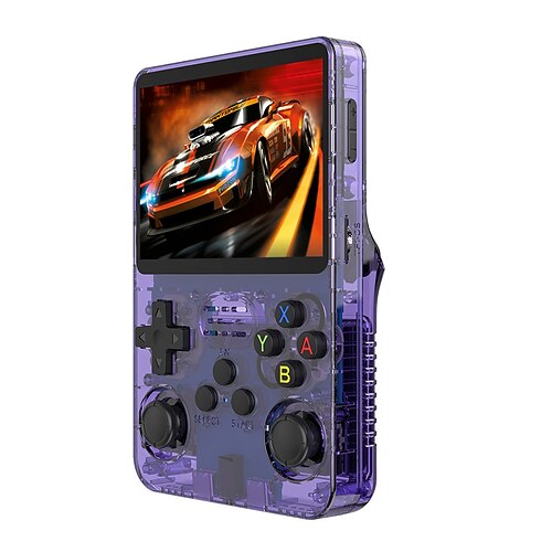 R36s Handheld-Spielkonsole 3,5-Zoll-IPS-Bildschirm Retro-Spielkonsole Linux-Systembildschirm Tragbarer Taschen-Videoplayer Reiseutensilien 64 GB und 128 GB extra großer Speicher