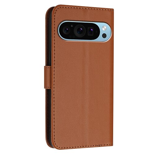 Handy Hülle Handyhüllen Für Pixel 9 Pro Pixel 9 Pro XL Pixel 8 Pro Pixel 8 Pixel 9 Pixel 7 Pixel 7 Pro Pixel 6 Pixel 6 Pro Flip-Cover mit Halterung mit Handschlaufe Kartenschlitz Retro TPU PU-Leder Image