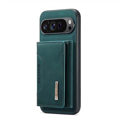 Handy Hülle Handyhüllen Für Pixel 9 Pro Pixel 9 Pro XL Pixel 8 Pro Pixel 8 Pixel 9 Pixel 7 Pixel 7 Pro Pixel 6 Pixel 6 Pro Pixelfalte Rückseite mit Halterung Abnehmbar Magnetisch Retro TPU PU-Leder