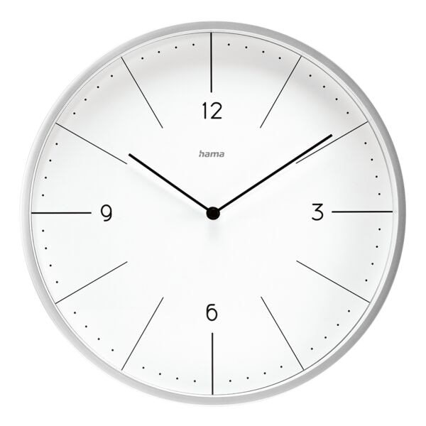 Hama Wanduhr »Sardinien« Ø 30 cm weiß Image