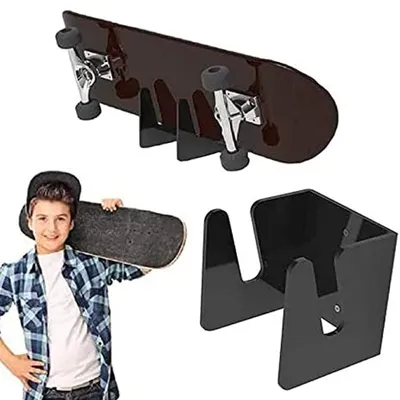 Skateboard Display Rack Skateboard Storage Holder Skateboard Holder Bracket Wall Mounting Deck Rack