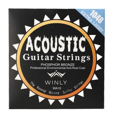 Phosphor Bronze Strings Steel Core Light Acoustic Strings Phosphor Bronze Coating Guitar Strings