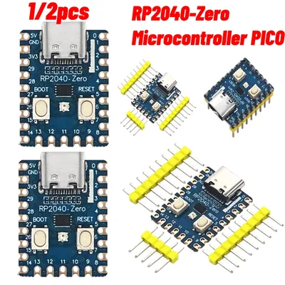 1-2Pcs RP2040-Zero for Raspberry Pi Microcontroller PICO Development Board Module Dual-core Cortex