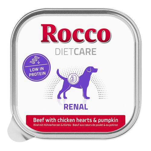 Rocco Diet Care Renal Rind mit Hühnerherzen & Kürbis Schale 150 g 20 x 150 g