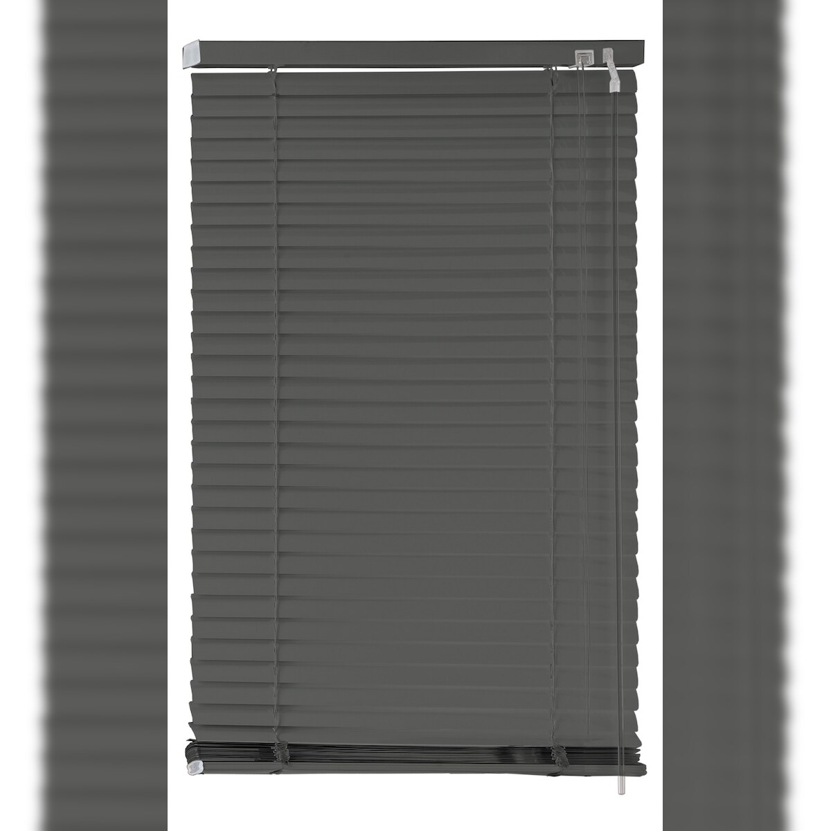 EXKLUSIV HEIMTEXTIL Aluminium Jalousie Lamellen 90 x 175 cm Grau Image