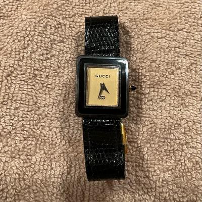 Gucci Jewelry | Vintage Rare 1970's Gucci Watch Vermeil Brown Enamel Hand Wind Mechanical Style | Color: Black/Brown/Gold | Size: Os