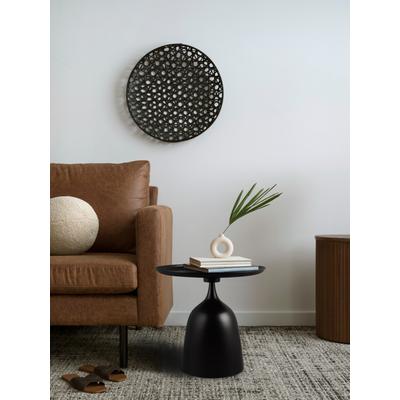 Beistelltisch MIRRORS AND MORE "Mona", schwarz (schwarz, schwarz, schwarz), B:48,5cm H:46,5cm T:48,5cm, Tische, schlichte Farbgebung und trendige Form Image