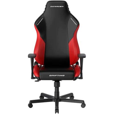 DXRACER Gaming-Stuhl "D-Serie Regular/L EPU Leder", schwarz (schwarz, rot, schwarz), B/H/T: 70cm x 112,5cm x 70cm, Kunst