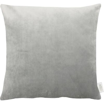 Dekokissen APELT "Arte" Gr. 1, grau (hellgrau, unifarben), B:45cm L:45cm, Polyester, Dekokissen_Sitzkissen_Kissenhüllen, Kissenhülle mit Füllung, 1 Stück Image