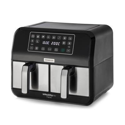 KENWOOD Heissluftfritteuse "HFM20.000MB" Fritteusen schwarz (schwarz/silber)