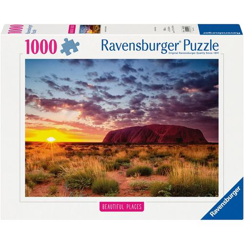 Puzzle RAVENSBURGER ""Beautiful Places, Ayers Rock in Australien"" Puzzles bunt Kinder Made in Germany; FSC - schützt Wald weltweit