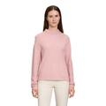 Strickpullover BETTY BARCLAY "Betty Barclay Basic-Strickpullover mit Rippenstruktur", Damen, Gr. 38, rosa (pale mauve melange), Strick, Obermaterial: 50% Viskose, 27% Polyamid, 23% Polyester., casual, gerade normal, Langarm, Pullover, Kragen