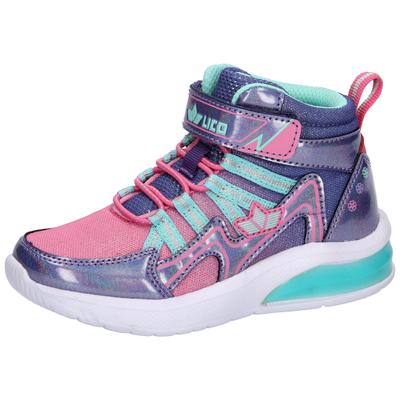 Sneaker LICO "Freizeitstiefel Blinky Girl", Kinder, Gr. 32, blau, Synthetik, Schuhe Image