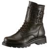 Bikerboots TAMARIS, Damen, Gr. 37, braun (braun used), Lederimitat, used, modisch, Schuhe, Blockabsatz, Schnürboots, Schnürstiefelette mit Innenreißverschluss