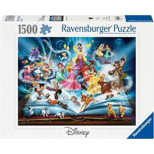 Puzzle RAVENSBURGER ""Disney Classics, Disney´s magisches Märchenbuch"" Puzzles bunt Kinder Made in Germany; FSC - schützt Wald weltweit