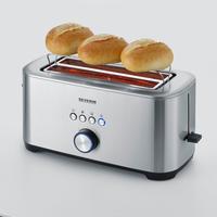 SEVERIN Toaster AT 2621, gebürstet, silber, B:19cm H:19,5cm T:42cm, Toaster