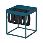 Table d'Appoint Design 'Porte-Magazine' 40cm Bleu