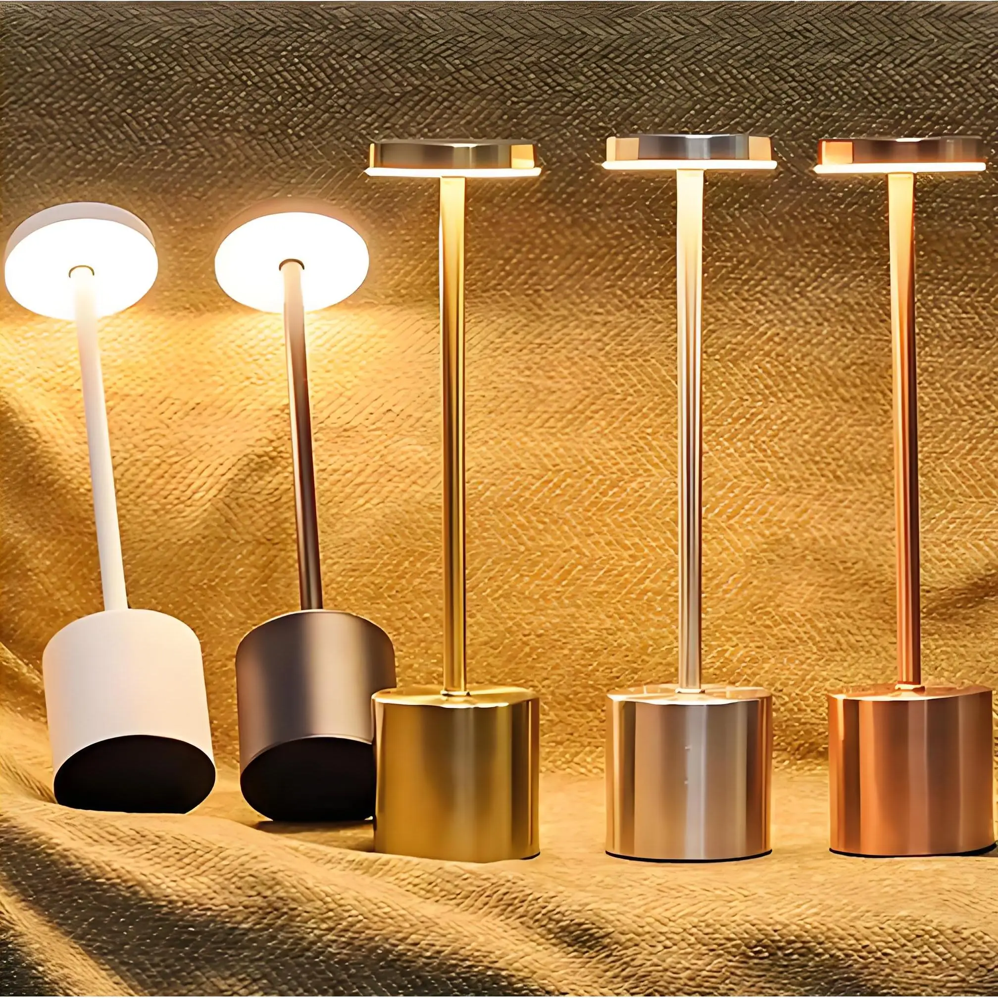 Lampe de bureau LED rechargeable par USB, lampe sans fil pour bar, restaurant, chambre à coucher, lampes LED pour chambre, lampes tactiles, lampe de chevet