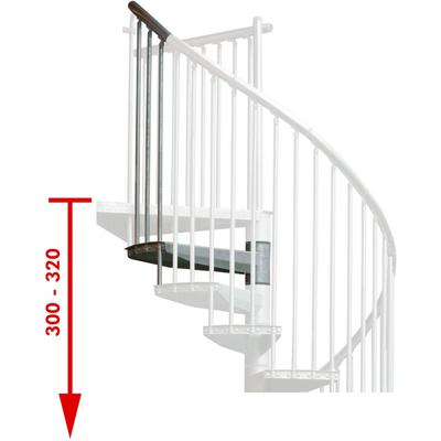 Minka Höhenerweiterung für Rondo Zink Plus, 320 cm, 160 cm