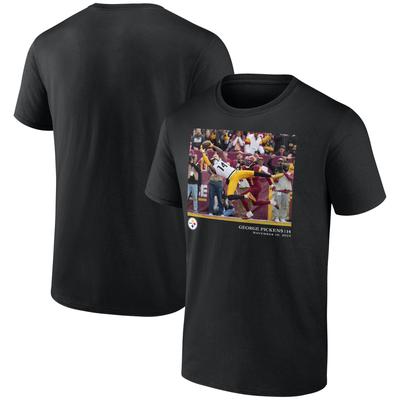 Pittsburgh Steelers George Pickens Flash-Funktionen Woche 10 T-Shirt - Schwarz - Herren Image