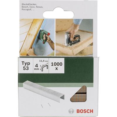 Bosch - Accessories 2609255857 Feindrahtklammern Typ 53 1000 St. Abmessungen (l x b) 4 mm x 11.4 mm