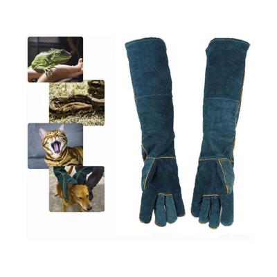 Bissfeste Handschuhe für den Umgang mit Tieren, 60 cm, Mehrzweck-Arbeitshandschuhe aus Leder zum Image