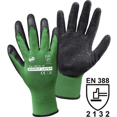 L+d - Leipold Doehle simply Latex 1490-9 Latex Arbeitshandschuh Größe (Handschuhe): 9 en 388, en