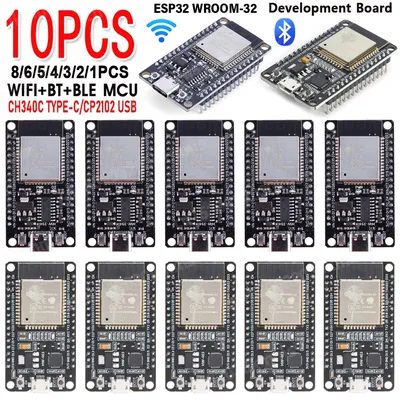 ESP32 WROOM-32 Development Board TYPE-C CH340C/ USB CP2102 WiFi+Bluetooth Ultra-Low Power